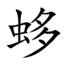 蛥字字源字形