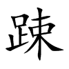 踈字字源字形