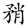 矟字字源字形