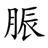 脤字字源字形