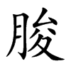 朘字字源字形