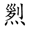 煭字字源字形