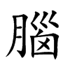 腦字字源字形