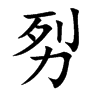 劽字字源字形