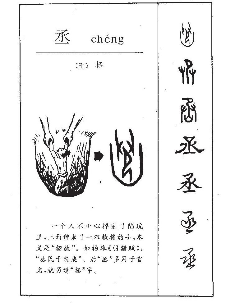 丞字字源字形