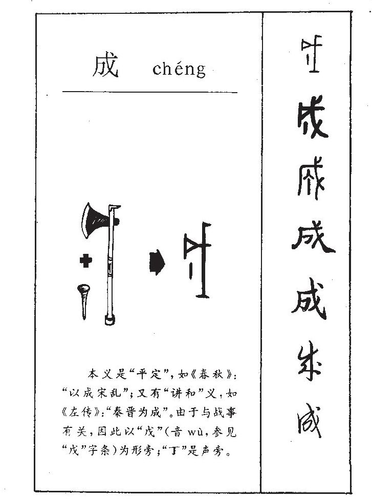 成字字源字形
