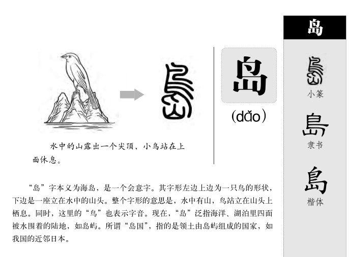 岛字字源字形