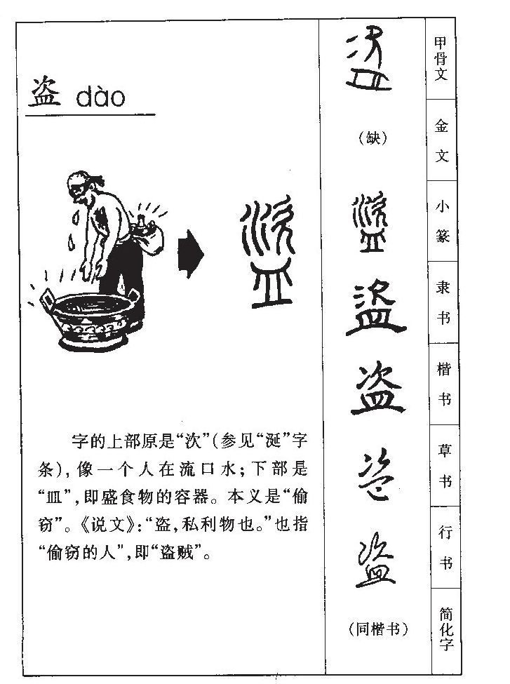 盗字字源字形