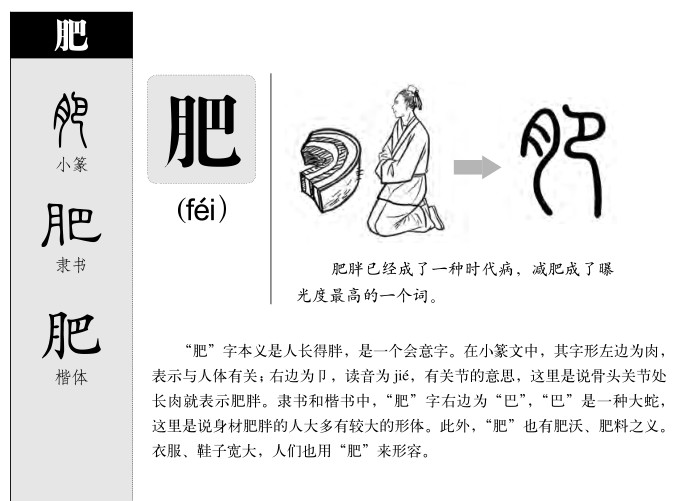 肥字字源字形