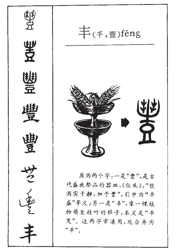 丰字字源字形