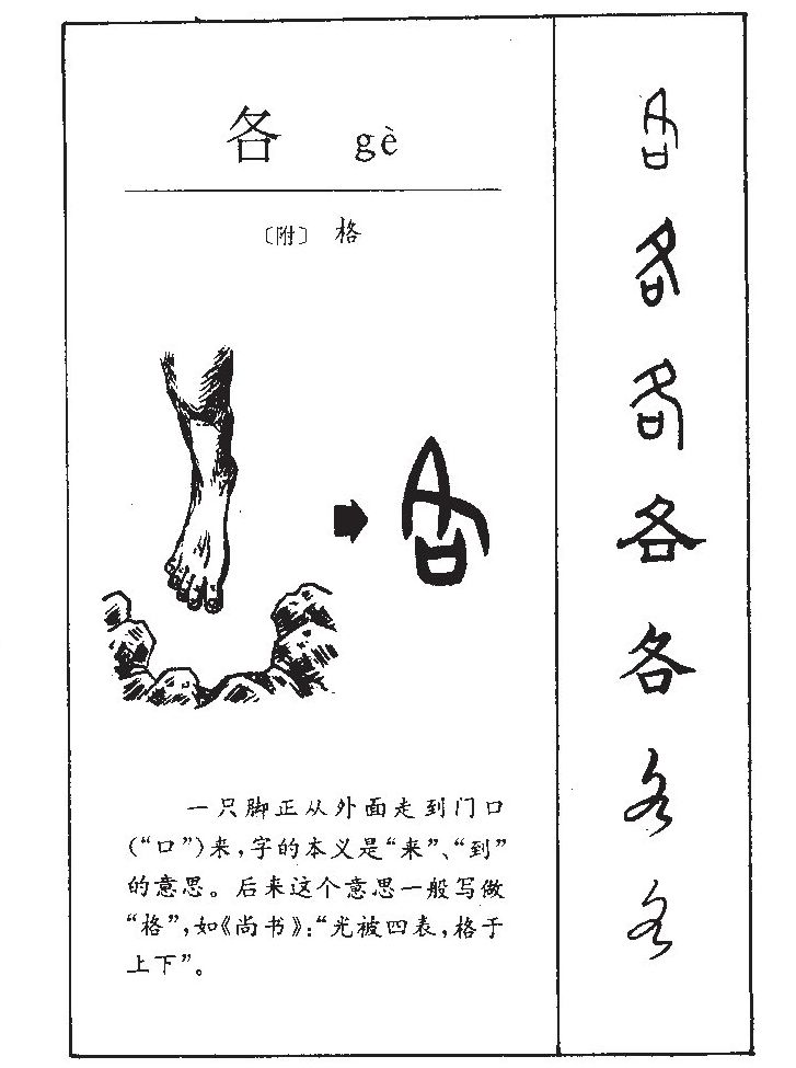 各字字源字形