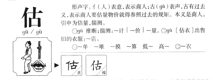 估字字源字形