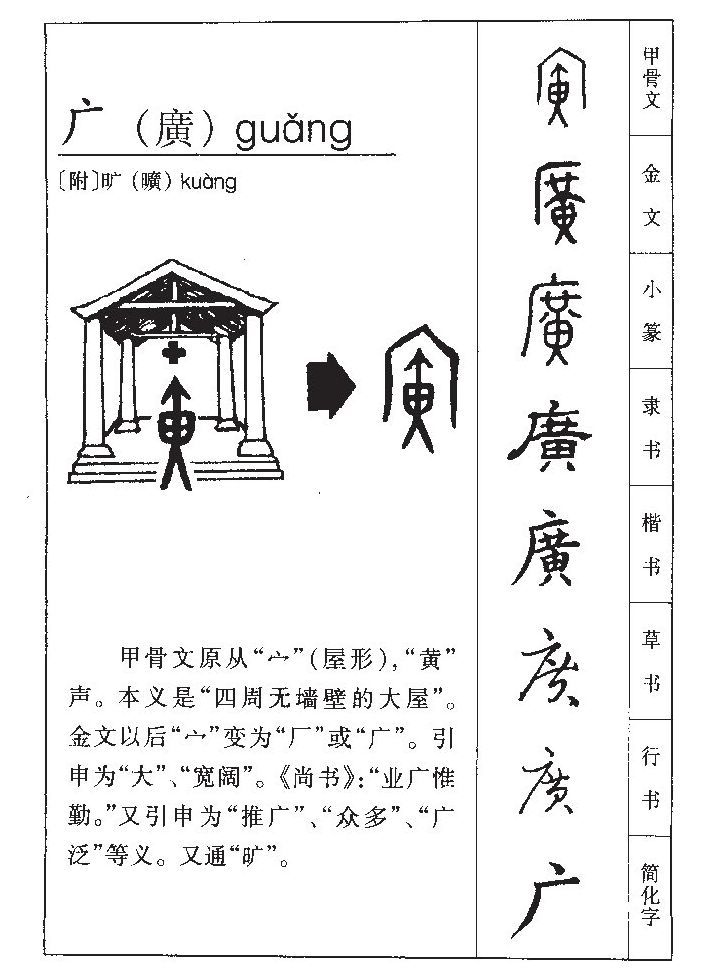 广字字源字形