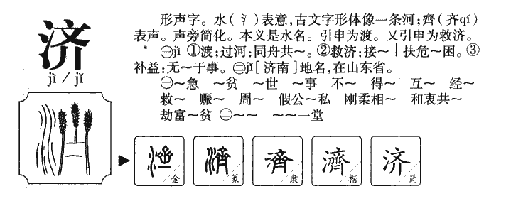 济字字源字形