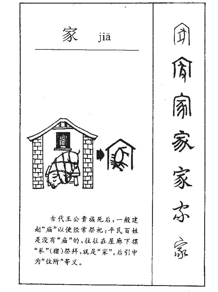 家字字源字形