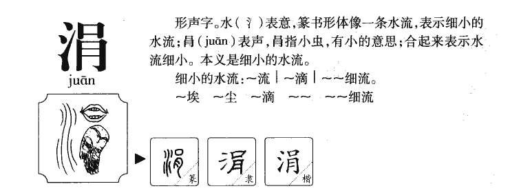 涓字字源字形