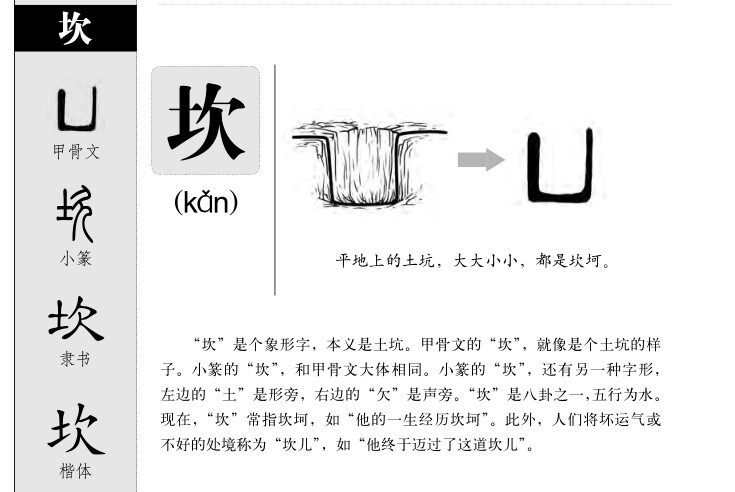 坎字字源字形