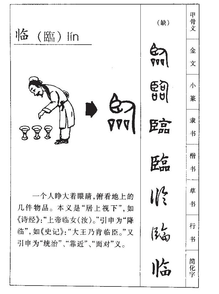 临字字源字形