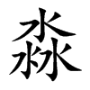 淼字字源字形