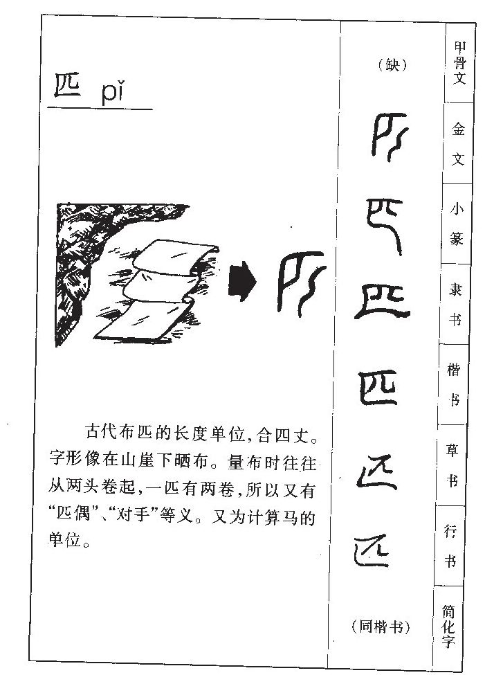 匹字字源字形