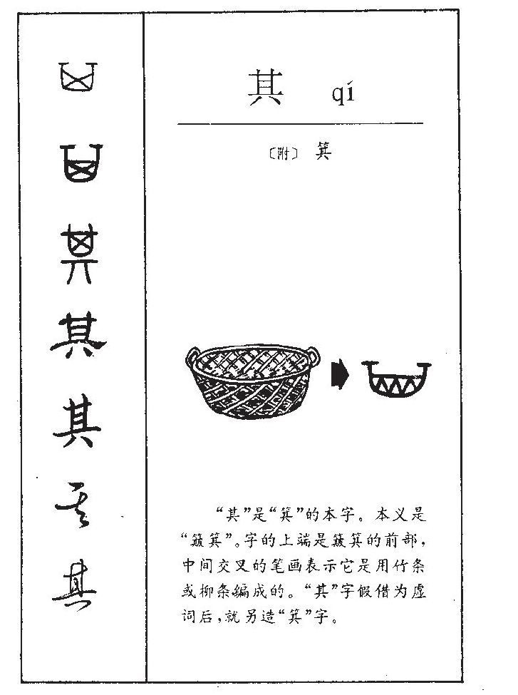其字字源字形
