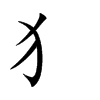 犭字字源字形