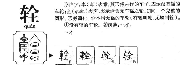 辁字字源字形