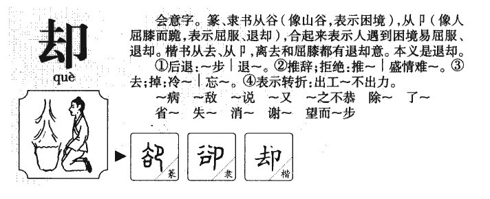 却字字源字形