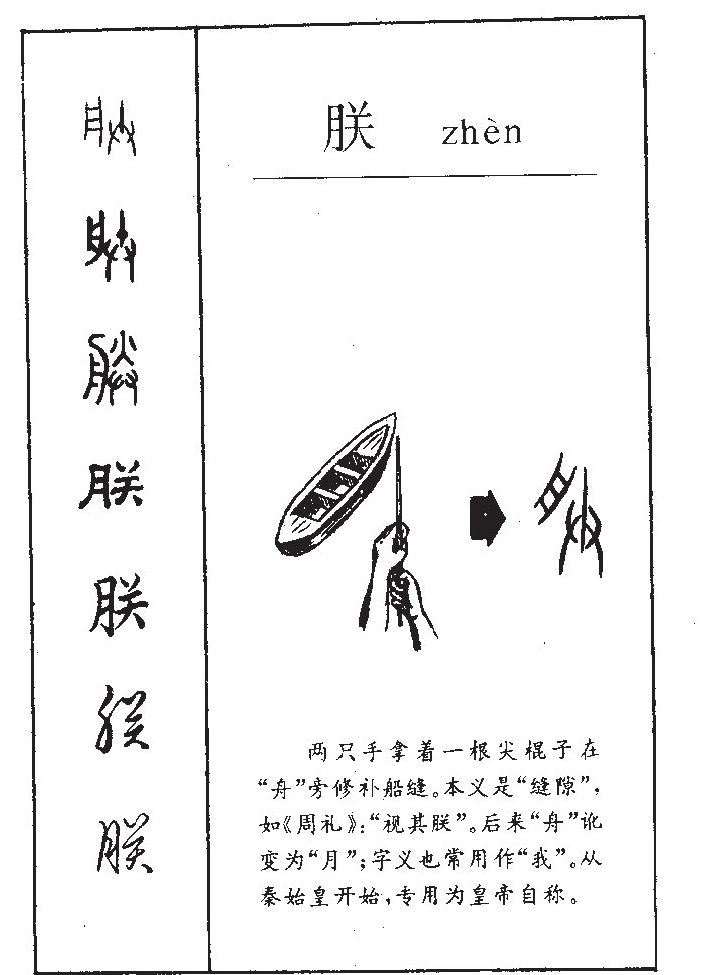 腾字字源字形