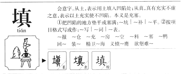 填字字源字形