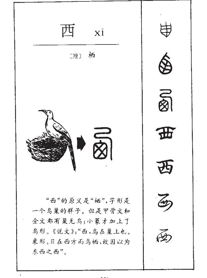 西字字源字形