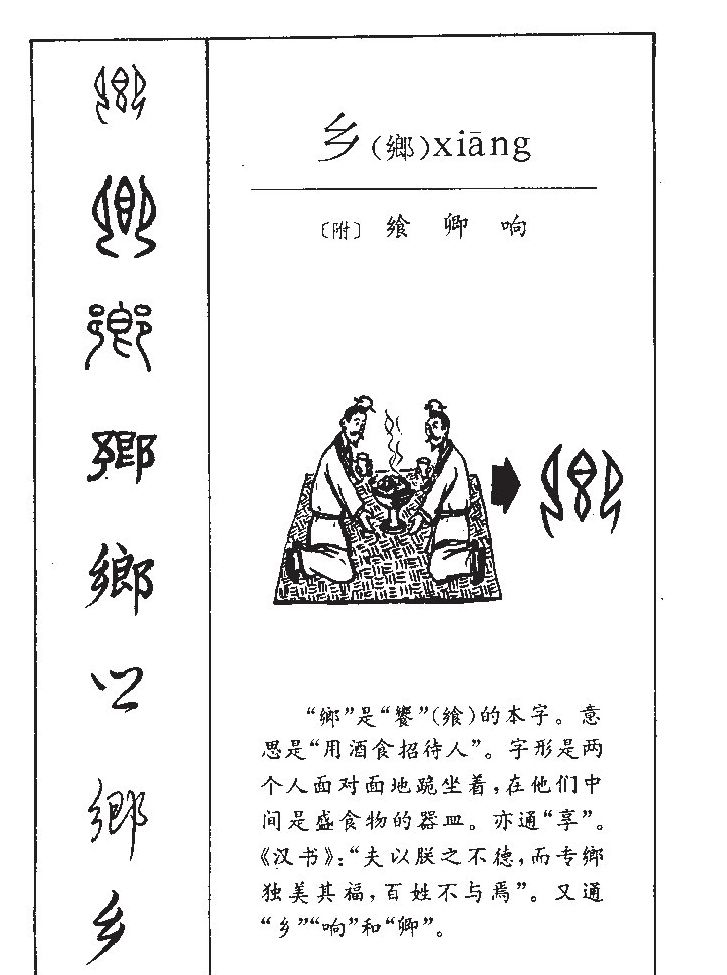 乡字字源字形