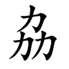 劦字字源字形