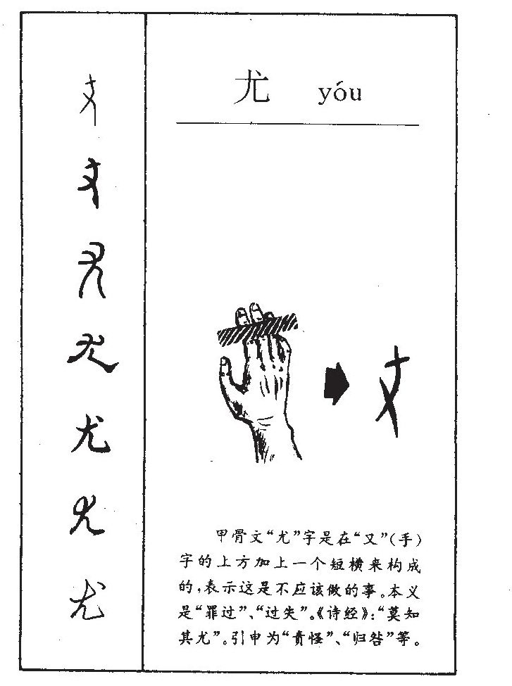 尤字字源字形