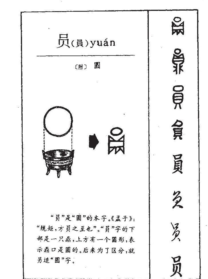 员字字源字形