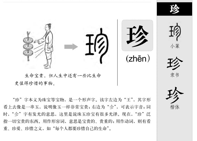 珍字字源字形