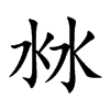 沝字字源字形