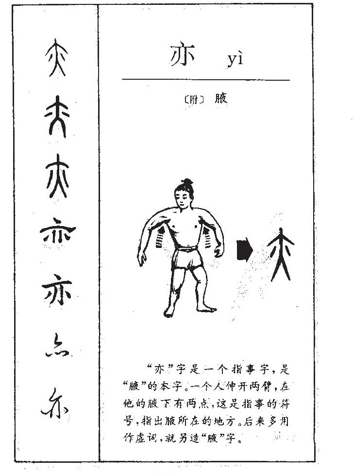 亦字字源字形