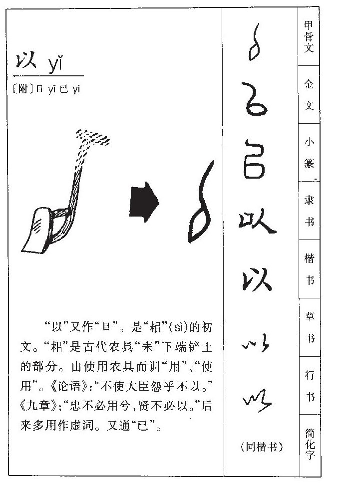 以字字源字形